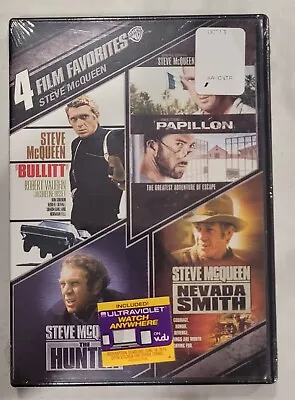 Steve Mcqueen: The Hunter Nevada Smith Papillon & Bullitt 4 Film Favorites DVD • $18.98