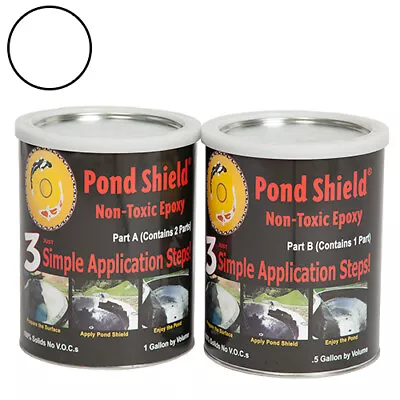 Pond Armor Pond Shield Non-Toxic Epoxy Paint - 1.5 Gallon WHITE • $232.95