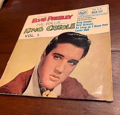 Elvis Presley In King Creole Soundtrack. A Hal Wallis Production. 1958-45 Record • $45.99