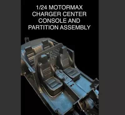 1/24 Motormax Dodge Charger Console And Partition Assembly Custom Police Build • $10