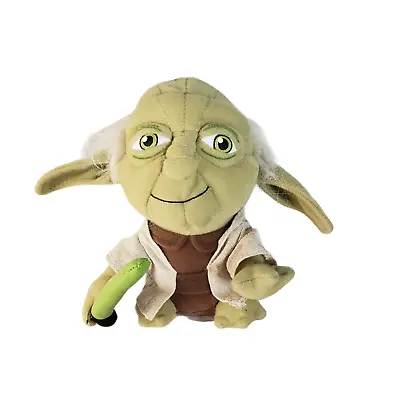 Plush Yoda W/ Green Lightsaber Comic Images Star Wars Disney World Exclusive 7  • $11.86