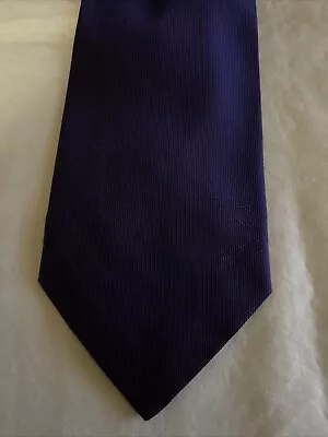 E. MARINELLA NAPOLI Solid Purple Silk Tie HANDMADE Italy L 58  • $59.99