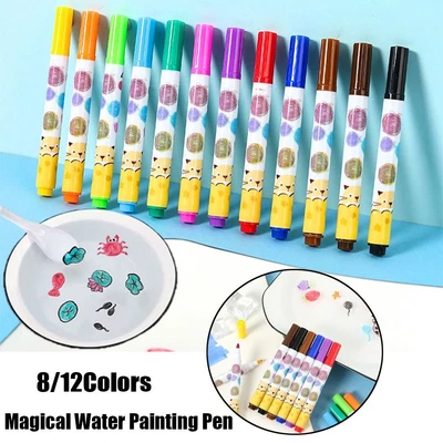 £3.30 • Buy Whiteboard Markers Magical Water Painting Pen Doodle Pen Erasable Floating Pen
