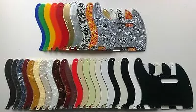 £29.99 • Buy Tele LEFT HAND Pickguard 8 Hole US/MiM/MiJ/Blank Telecaster: Many Colours