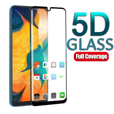 Full Coverage Tempered Glass Screen Protector For Samsung Galaxy A50 A70 A30 A20 • $4.99