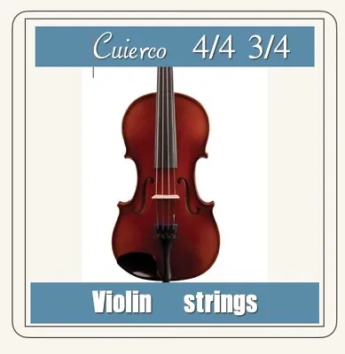 Fiddle Violin Strings Silver WoundE A D G  4/43/4 Medium Set US Today Shipping • $4.98