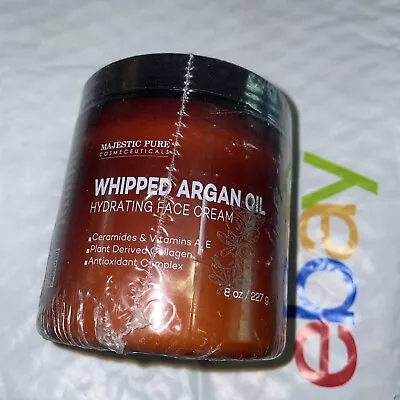 Sealed MAJESTIC PURE Whipped Argan Oil Moisturizer Face Cream For Women & Men C • $17.79