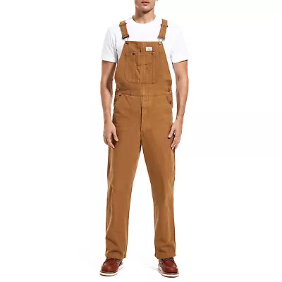 HISEA Men Bib Overall Workwear Dungarees Jumpsuit Trousers Relaxed Fit Engineer • $42.89