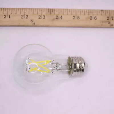 (4-Pk) EcoSmart Dimmable Filament LED Light Bulb Daylight Glass Clear A19 40W • $5.74