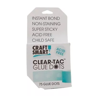 NEW Craftsmart Clear-Tac Glue Dots By Spotlight • $10