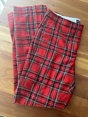 J.Crew Full-length Kate Straight-leg Pant Plaid Wool 12T Brand New With Tag! • $25