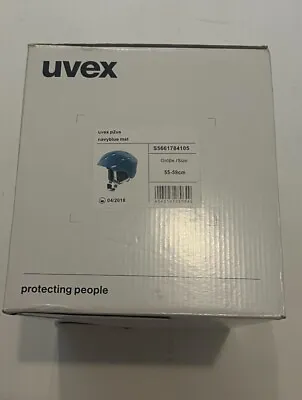 Uvex P2US Navyblue Mat Ski Snowboard Helmet Wintersport • $80