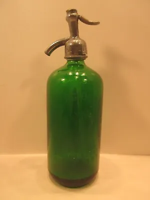 Vintage Seltzer Bottle 26 Oz Green Glass Rothenberg Bottling Co Brooklyn L12 • $43.95