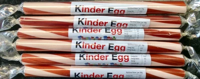 £4.49 • Buy SIX Sticks Of Traditional Seaside Kinder Egg Flavour Rock - Made In Blackpool