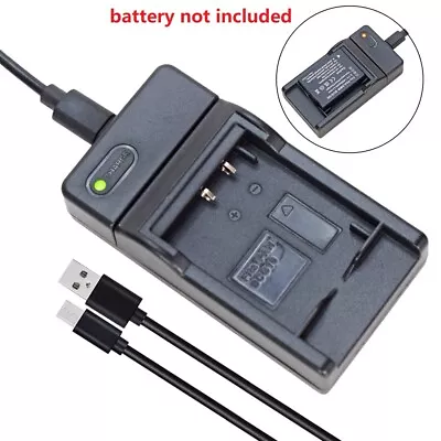 USB Battery Charger For DMW-BCG10E Panasonic Lumix DMC-TZ7 DMC-TZ8 DMC-TZ9 TZ10 • £5.99