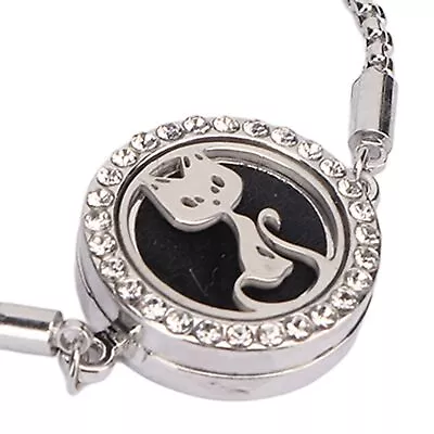 Essential Oil Diffuser Bracelet Stainless Steel Aromatherapy Locket Adjust TOH • $31.16