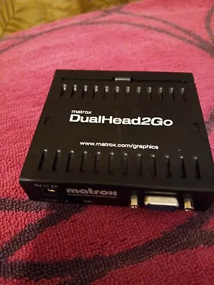 MATROX	 DualHead2Go UNIT ONLY NO POWER CORD  • $17