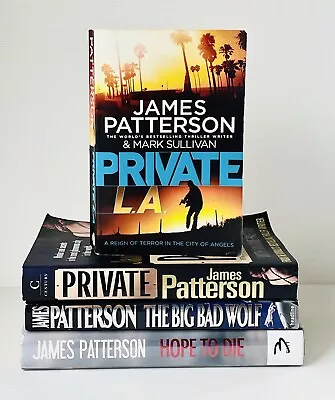 James Patterson - 4 Book Lot - Private/ Private LA/ Big Bad Wolf / Hope To Die • $22.97