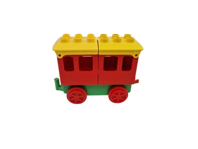 $14.25 • Buy Lego® Duplo TRAIN Passenger Coach Wagon RED GREEN