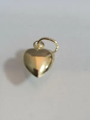 9ct Yellow Gold 15mm X 9mm Heart Charm Pendant  • £27.16