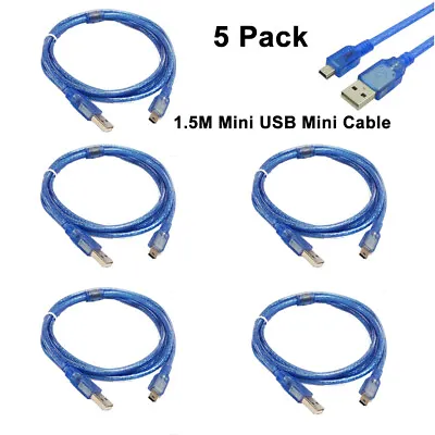 $13.29 • Buy 5x USB Charging Cable For PS3 Playstation VR V1 Move Wii U Pro Controller