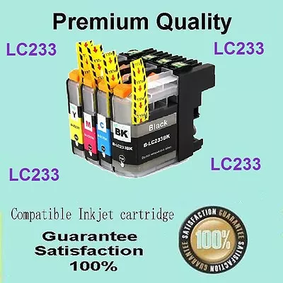 10 X Ink Cartridges LC233XL BK/C/M/Y For Brother Printer MFC-J5720DW • $26.20