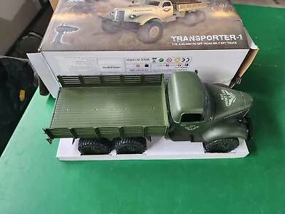 JR/C Green RC Military Truck SET 6WD 1/16 Off-road (CK 10-TP) • $14.99