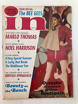 VTG IN Magazine June 1968 Vol 5 #10 Marlo Thomas & Noel Harrison No Label • $26.97