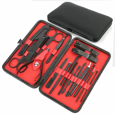 Women Men Manicure Pedicure Set Finger Toe Nail Scissors Clippers Grooming Kit • $8.99