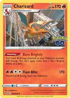 Charizard 010/078 Pokemon Go Pokemon Card - NM • $3.99