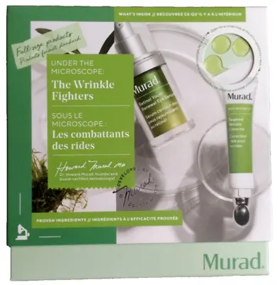 Murad The Wrinkle Fighters Kit: Retinol Renewal Eye Serum & Wrinkle Corrector • $37.95