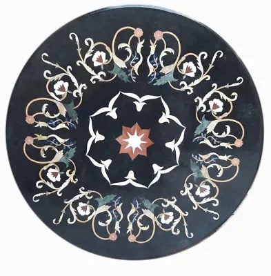 30  Marble Table Top Pietra Dura Inlay Handmade Work • $1116.12
