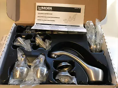 Moen Monticello T4570 BN Brushed Nickel Two Handle Lavatory Faucet • $249