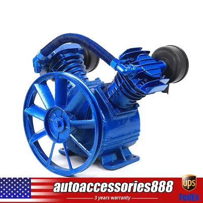 Replacement Air Compressor Pump Single Stage V Style Twin Cylinder 3 HP 2-Piston • $113.74