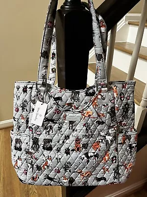 Vera Bradley Large Glenna Tote Bag Purse Dog Show Lab Dachshund Poodle Pug NWT • $89.30