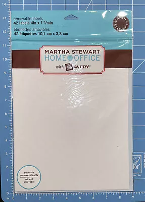 Martha Stewart Home Office Avery Removable Labels White Laser Inkjet • $7.50