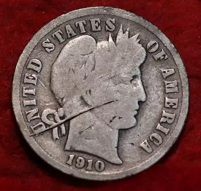 1910-S San Francisco Mint Silver Barber Dime • $2.30