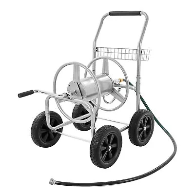 New VEVOR Hose Reel Cart 250ft. Heavy Duty Garden Water Yard Planting W/ Basket • $75.04