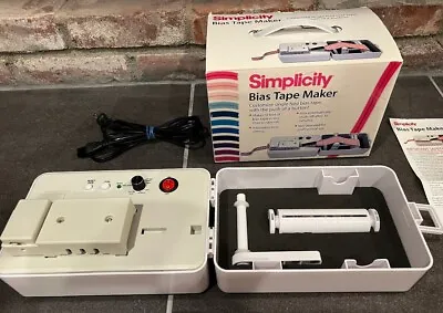 $99.99 • Buy Simplicity 881925 Bias Tape Maker - Excellent Condition No Tips Included
