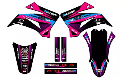 2008-2022 TTR 125 SURGE Pink Senge Graphics Kit Compatible With Yamaha • $149.99