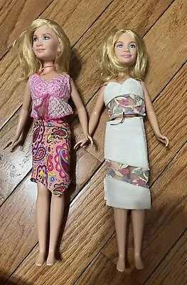 Mattel Mary-Kate And Ashley Olson Twin Dolls Plus Clothes • $25