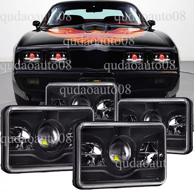 4pcs 4x6  LED Headlights Fit Pontiac Firebird Trans AM 1977 1978 1979 1980 1981 • $66.86