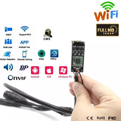 Sony IMX307 1080P Security Network IP Camera Module Board H.265 Mini CCTV WIFI • $50.12