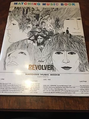 Revolver The Beatles Songbook Matching Music Book Vintage Capitol • $50