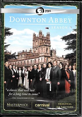 DOWNTON ABBEY SEASON FOUR On 3 DVD Disc Set - Brand New Sealed • $6.99