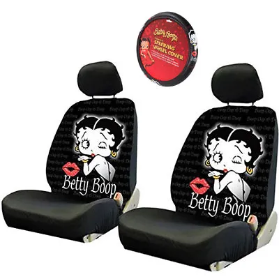 $69.52 • Buy For Nissan New Betty Boop Timeless Front Low Back Car Truck SUV Seat Cover 
