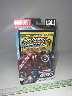 Marvel Universe Greatest Battles Captain America Falcon Comic Pack 2011 Hasbro • $24.99