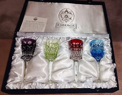 Faberge Imperial Collection Na Zdorovye Edition #2-4 Cordial Glasses-Unused • $375