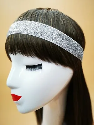 £7 • Buy Silver Glitter Hippy Bohemian Girls Hairband Head Chain Rainbow Boho Headband 