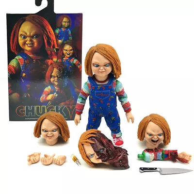 NECA Chucky Good Guy Doll Child's Play TV Series 10cm Action Figure Model Toys • $46.99